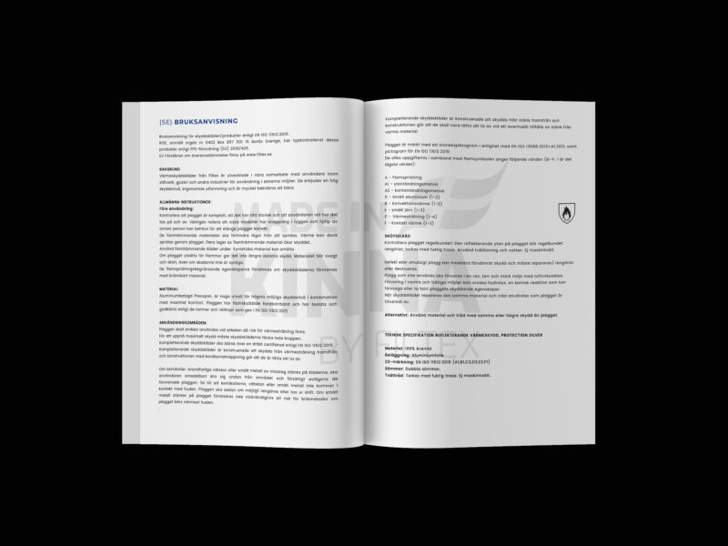 Heat Protection Brochure Design — project by Daniela Rybiałek