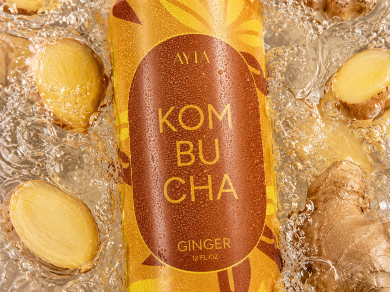 AYTA Kombucha Drink — project by Daniela Rybiałek