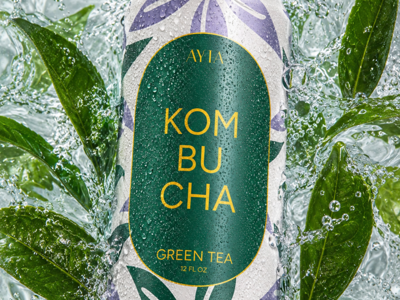 AYTA Kombucha Drink — project by Daniela Rybiałek