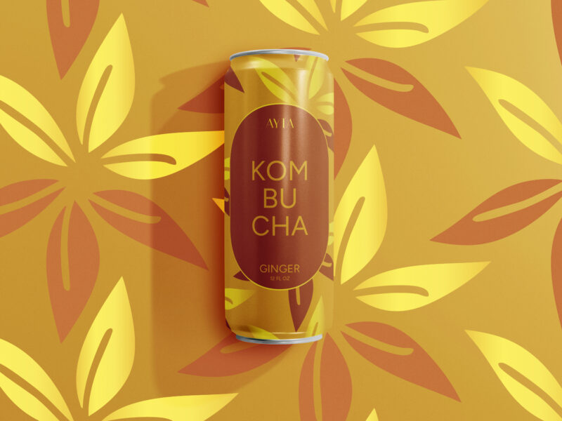 AYTA Kombucha Drink — project by Daniela Rybiałek