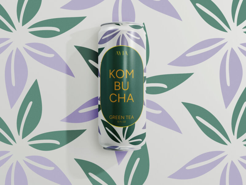 AYTA Kombucha Drink — project by Daniela Rybiałek
