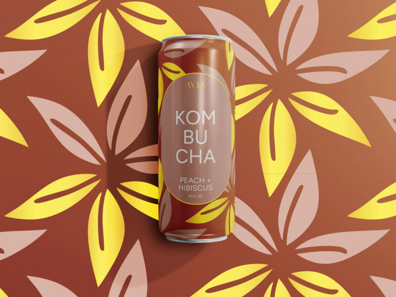 AYTA Kombucha Drink — project by Daniela Rybiałek
