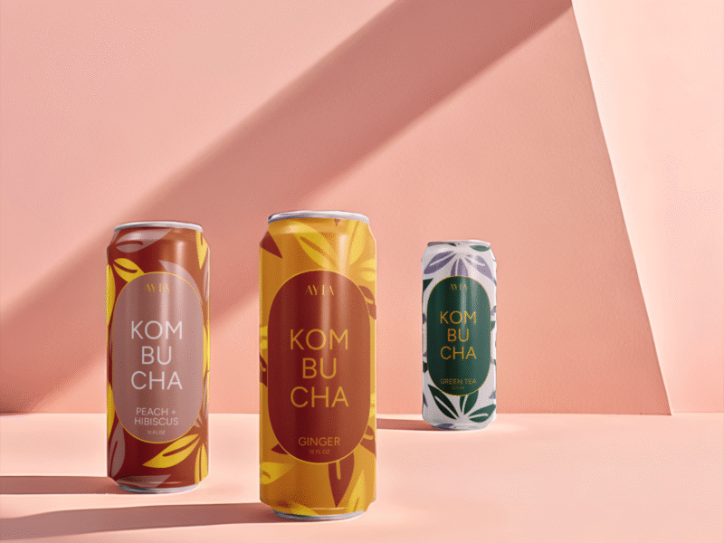 AYTA Kombucha Drink — project by Daniela Rybiałek