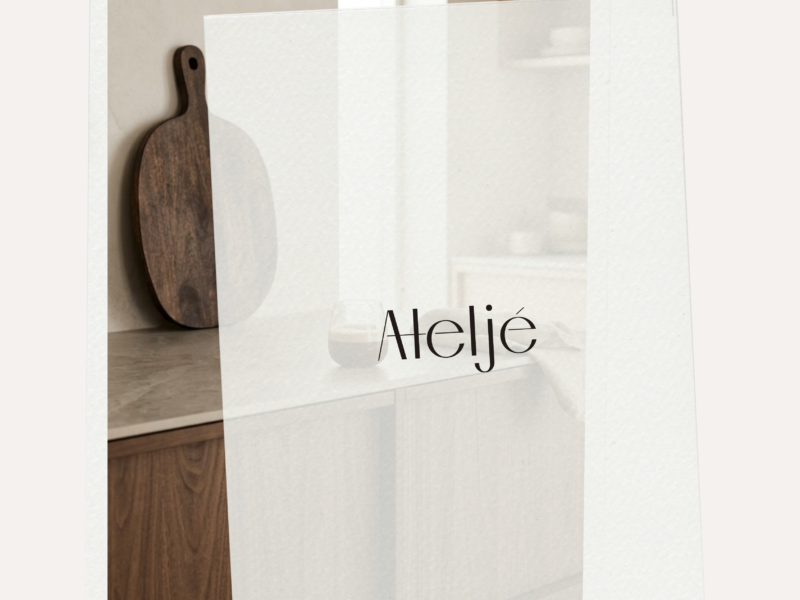 Ateljé – Brand Identity — project by Daniela Rybiałek