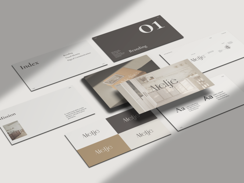 Ateljé – Brand Identity — project by Daniela Rybiałek